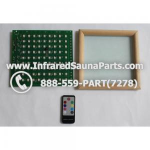 CHROMOTHERAPY LED LIGHTING WITH 7 COLOR 201210G3 WITH REMOTE AND FRAME