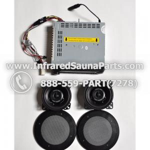 COMPLETE STEREO SYSTEM CM-4021R WITH 2 SPEAKERS